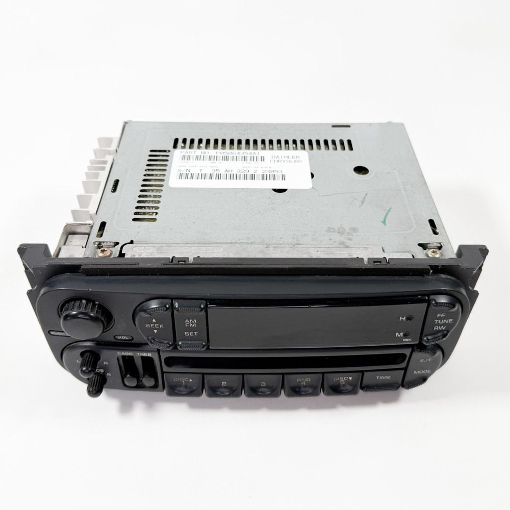 2002-2007 OEM Chrysler Dodge Jeep RAM CD Player Radio Part P05064354AI RBK - Picture 2 of 11